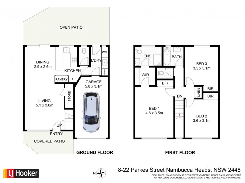 8/22 Parkes Street, Nambucca Heads NSW 2448 Floorplan