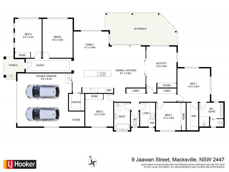 9 Jaawan Street, Macksville NSW 2447 Floorplan