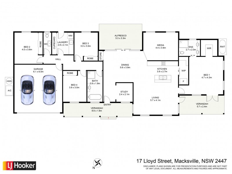 17 Lloyd Street, Macksville NSW 2447 Floorplan