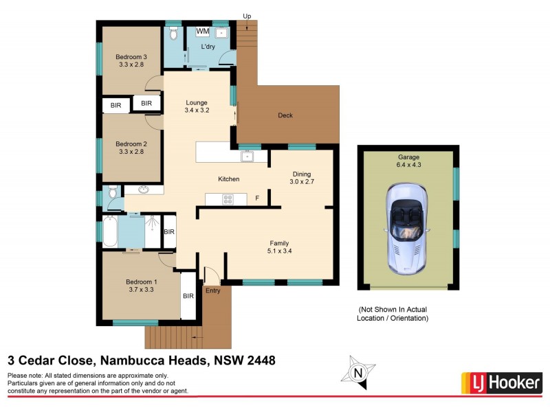 3 Cedar Close, Nambucca Heads NSW 2448 Floorplan