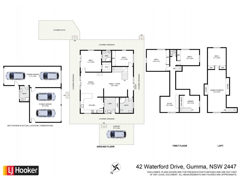 42 Waterford Drive, Gumma NSW 2447 Floorplan