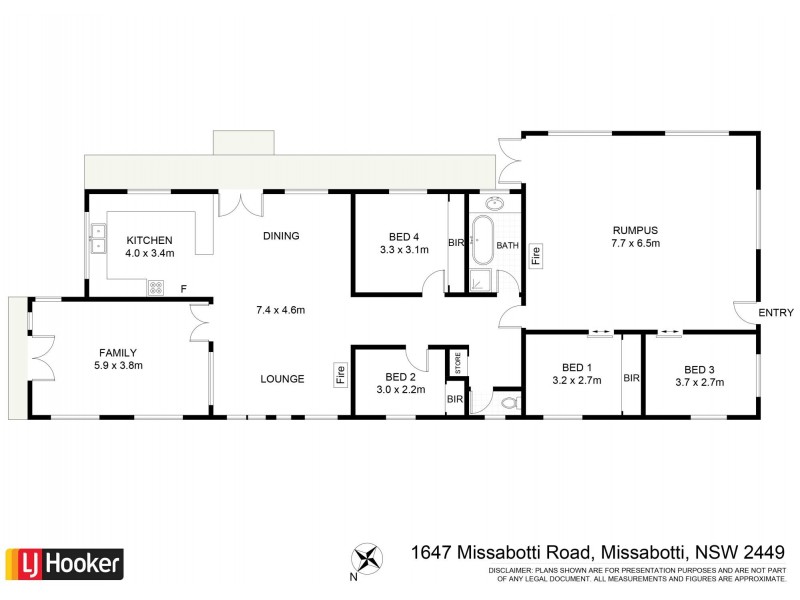 1647 Missabotti Road, Missabotti NSW 2449 Floorplan