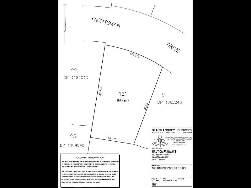 Lot 121 Yatchtsman Drive, Safety Beach NSW 2456