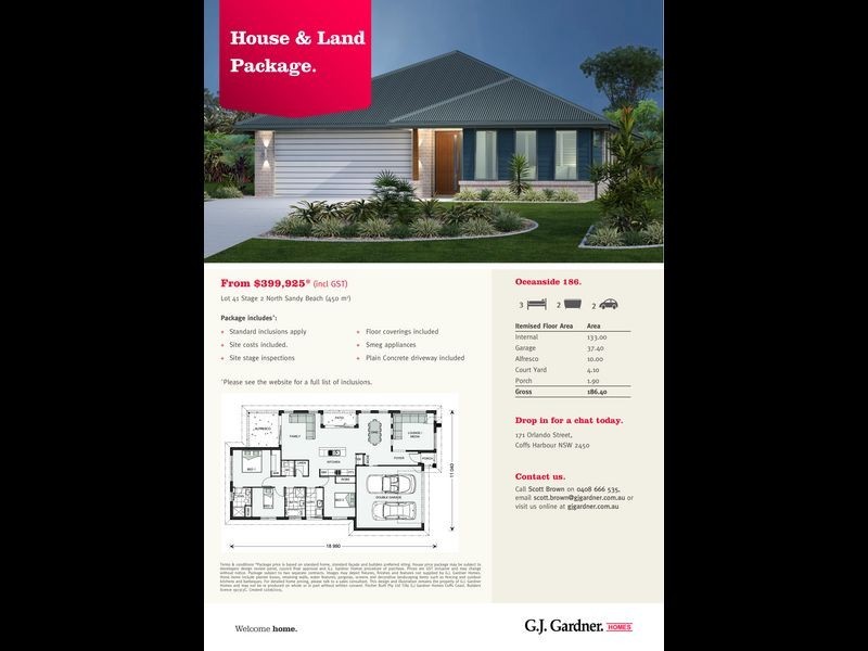 Lot 41 North Sandy Beach Estate, Sandy Beach NSW 2456
