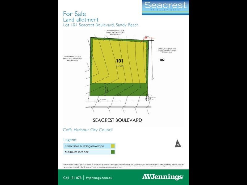 Lot 101 Seacrest Boulevard, Sandy Beach NSW 2456