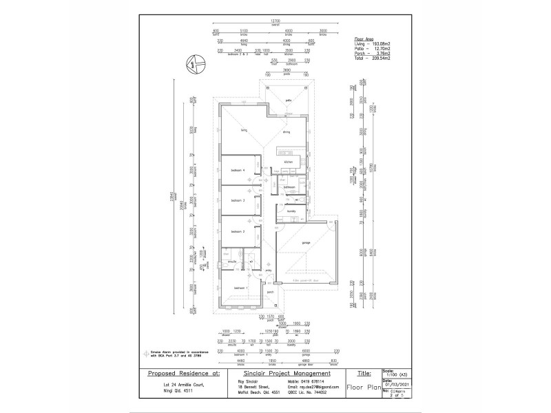 5 Armelie Court, Ningi QLD 4511 Floorplan