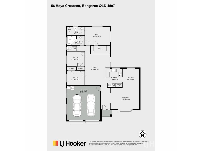 56 Hoya Crescent, Bongaree QLD 4507 Floorplan