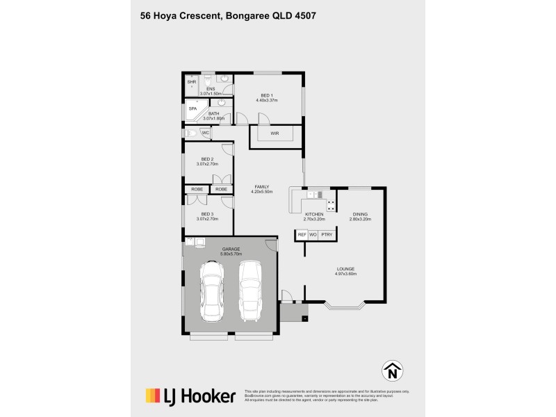 56 Hoya Crescent, Bongaree QLD 4507 Floorplan