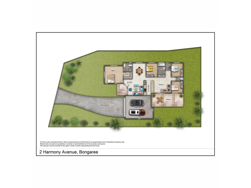 2 Harmony Avenue, Bongaree QLD 4507 Floorplan