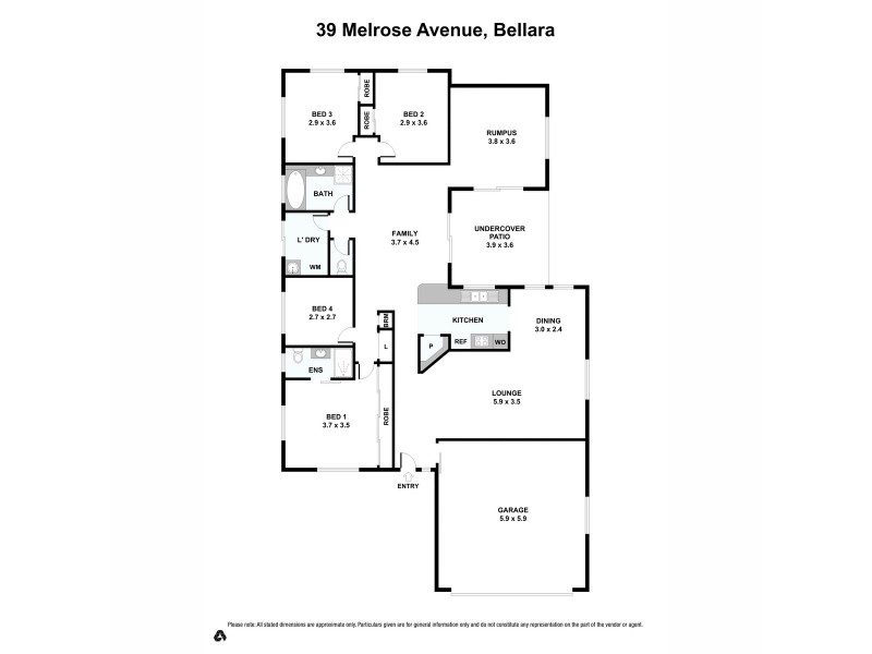 39 Melrose Avenue, Bellara QLD 4507 Floorplan