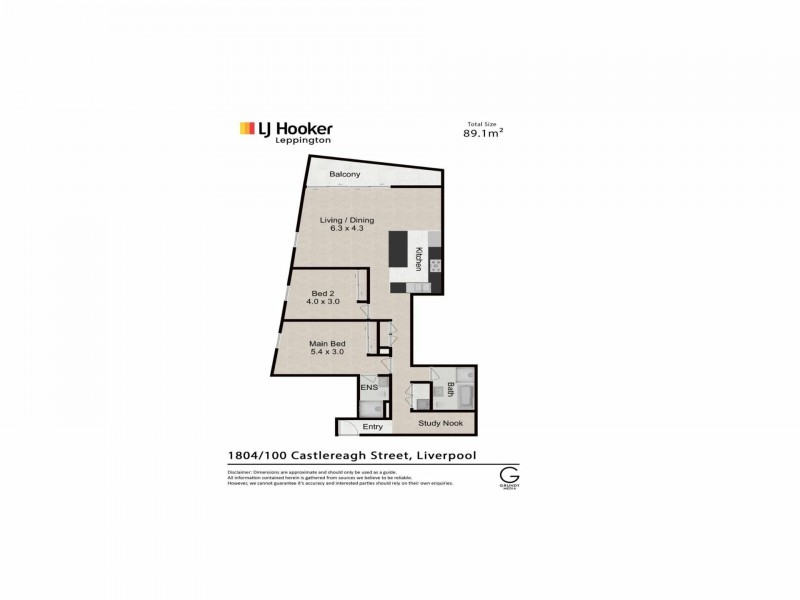 1804/100 Castlereagh Street, Liverpool NSW 2170
