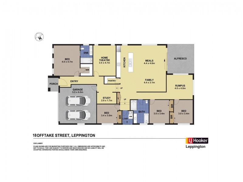 18 Offtake Street, Leppington NSW 2179 Floorplan