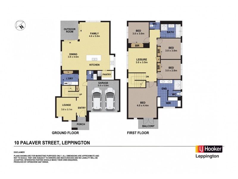 10 Palaver Street, Leppington NSW 2179 Floorplan