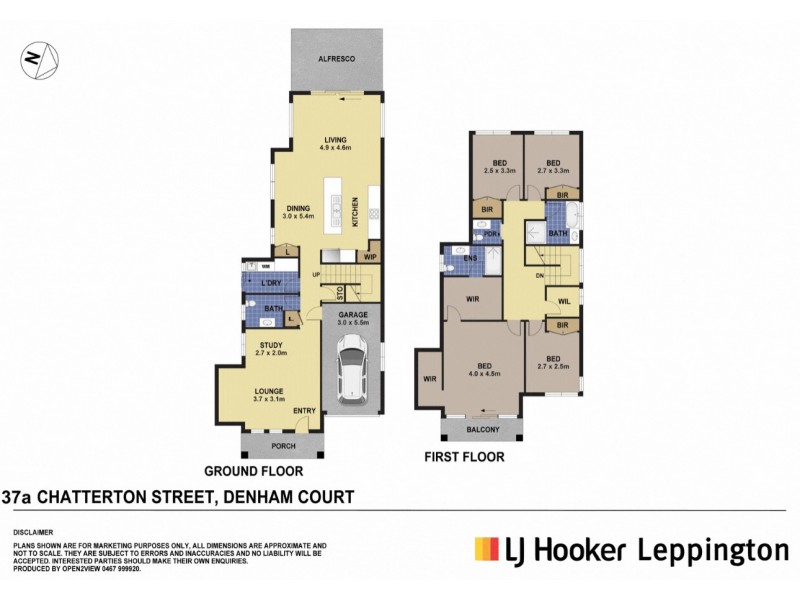 37a Chatterton Street, Denham Court NSW 2565 Floorplan