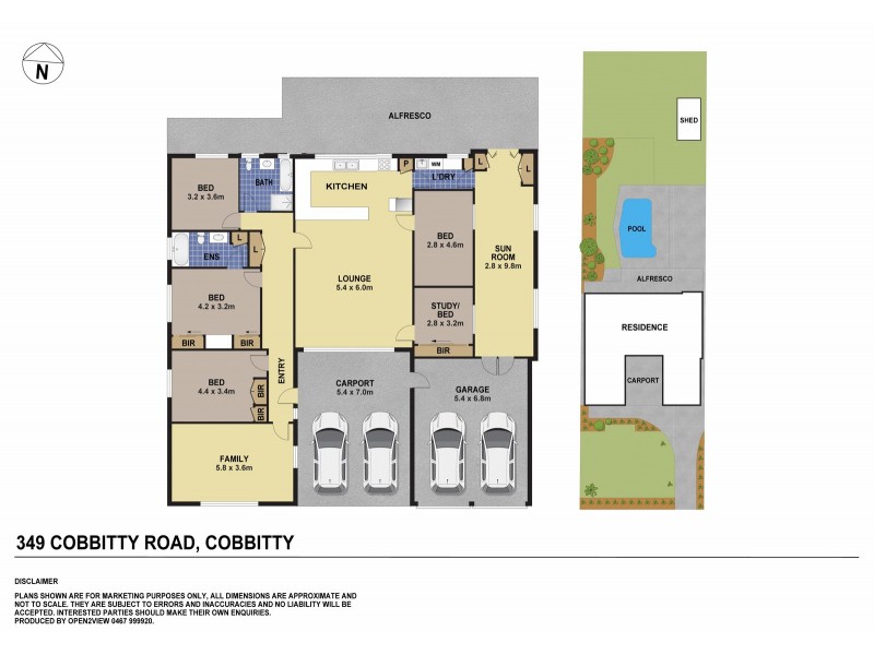 349 Cobbitty Road, Cobbitty NSW 2570 Floorplan