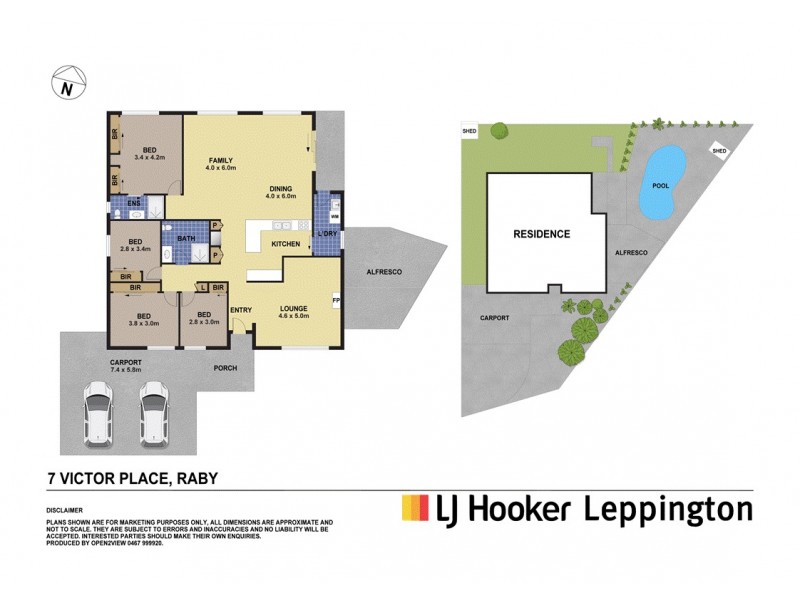 7 Victor Place, Raby NSW 2566 Floorplan
