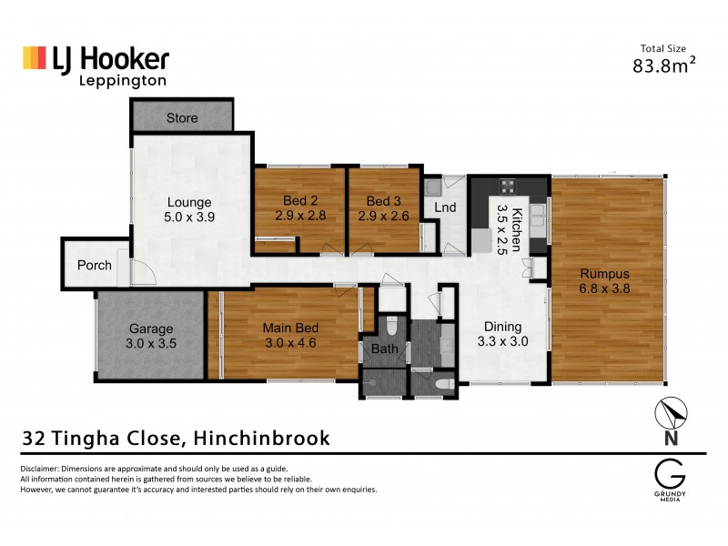 32 Tingha Close, Hinchinbrook NSW 2168 Floorplan
