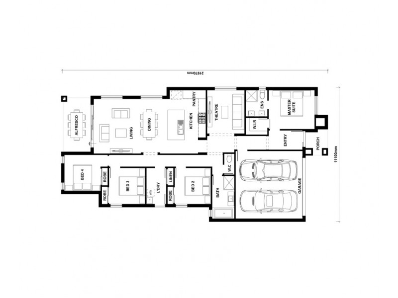 3 Myer Way, Oran Park NSW 2570 Floorplan