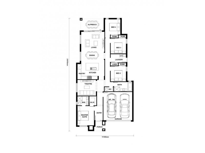 Lot 5512 Norfolk Boulevard, Spring Farm NSW 2570 Floorplan
