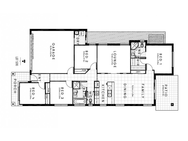 Lot 536 Aachen Road, Edmondson Park NSW 2174 Floorplan