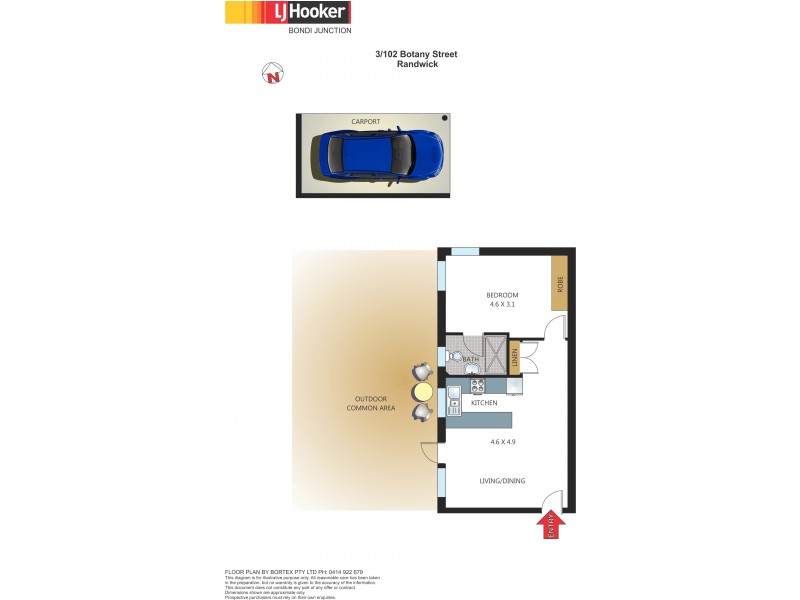 3/102 Botany Street, Randwick NSW 2031 Floorplan