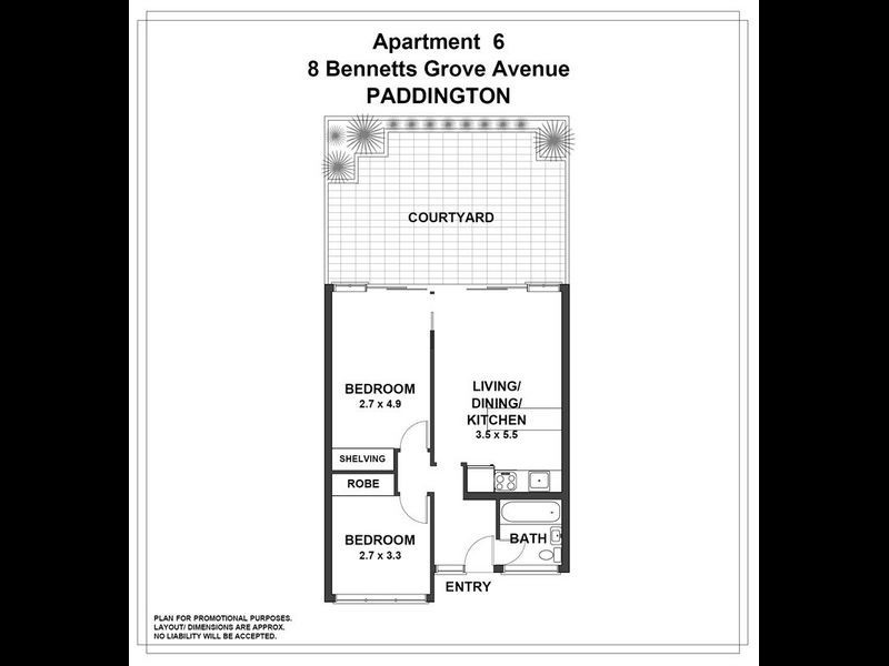 6/8 Bennets Grove Ave, Paddington NSW 2021