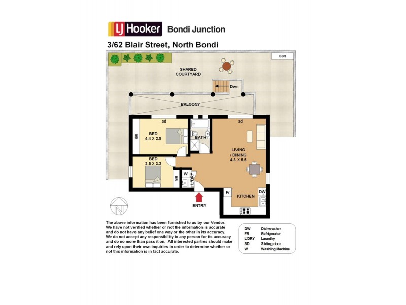 3/62 Blair Street, North Bondi NSW 2026 Floorplan