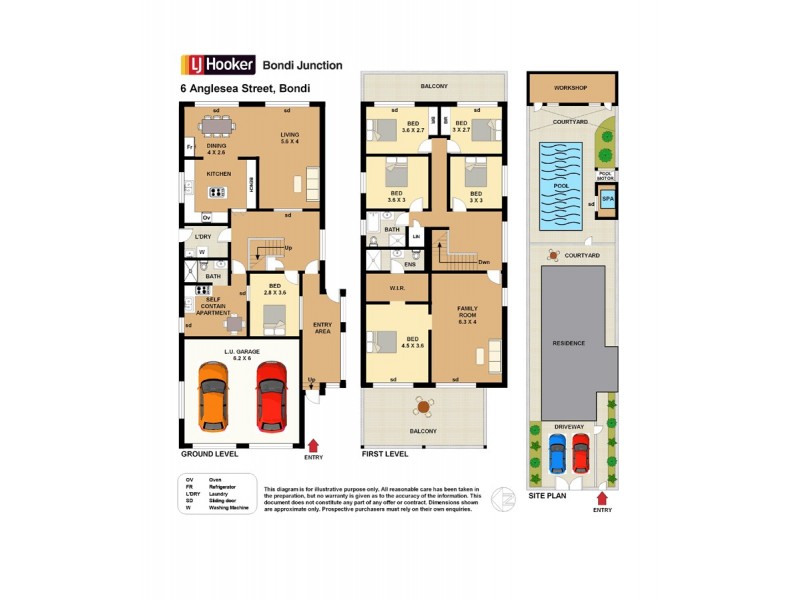6 Anglesea Street, Bondi NSW 2026 Floorplan