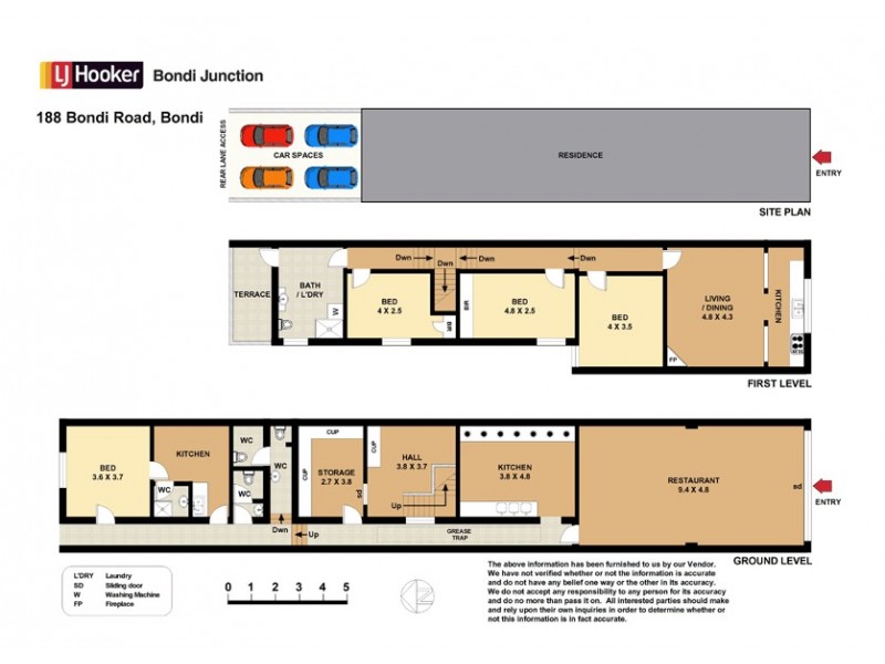 188 Bondi Road, Bondi NSW 2026 Floorplan