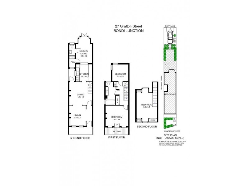 27 Grafton Street, Bondi Junction NSW 2022 Floorplan