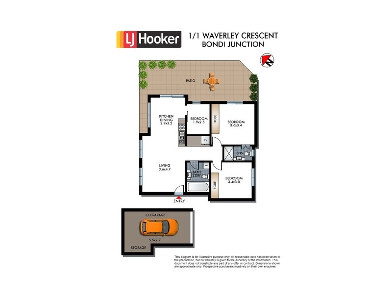 1/1 Waverley Crescent, Bondi Junction NSW 2022