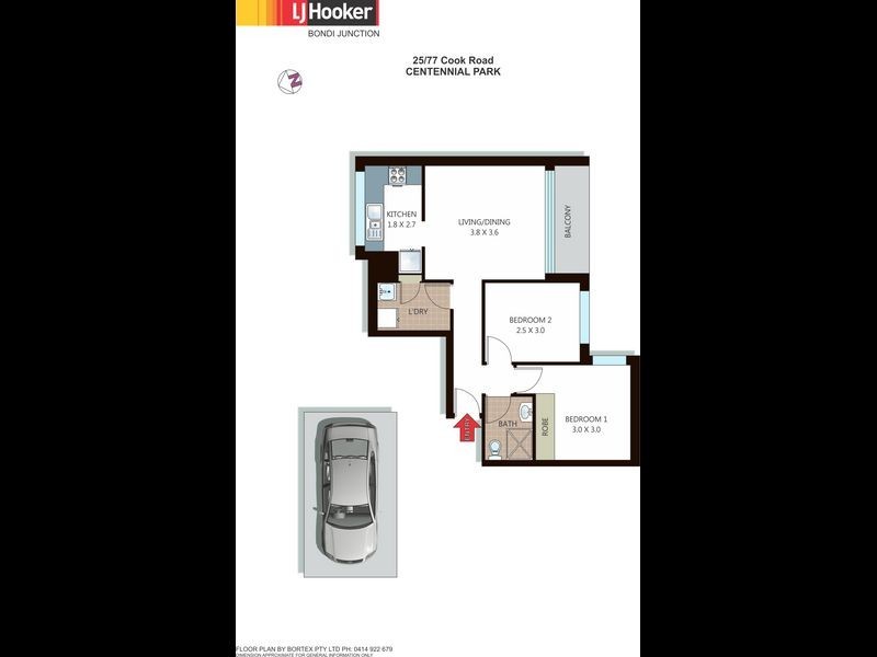 25/77 Cook Road, Centennial Park NSW 2021