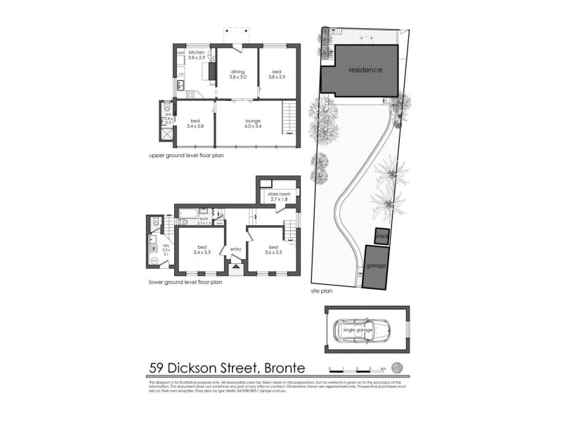 59 Dickson Street, Bronte NSW 2024 Floorplan