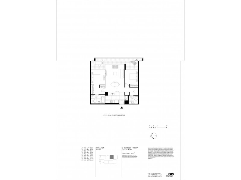 2105/7 Rider Blvd, Rhodes NSW 2138 Floorplan