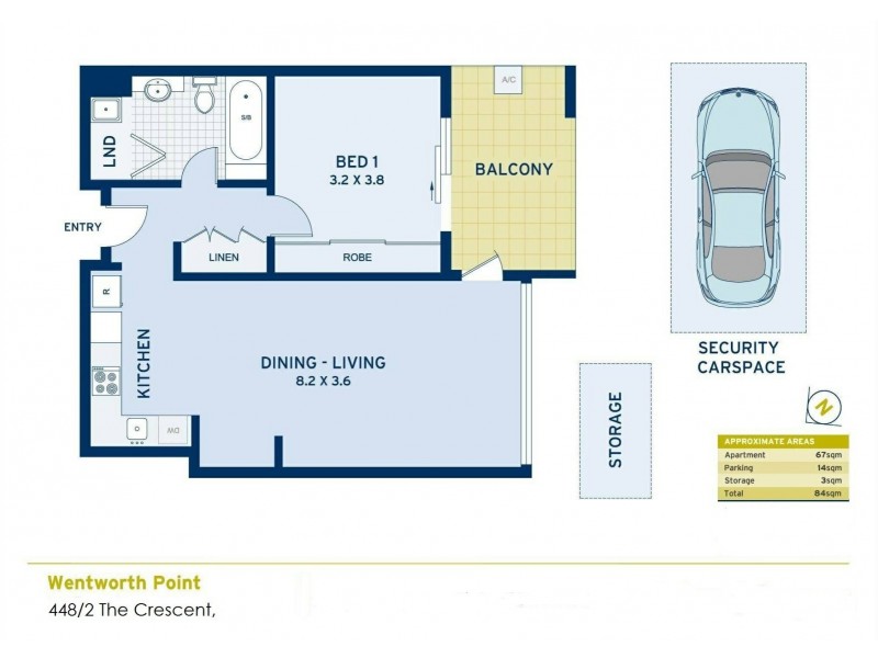448/2 The Crescent, Wentworth Point NSW 2127
