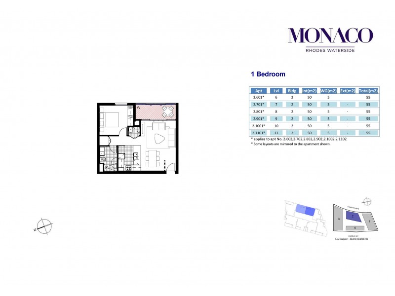 1002/36 Shoreline Drive, Rhodes NSW 2138 Floorplan