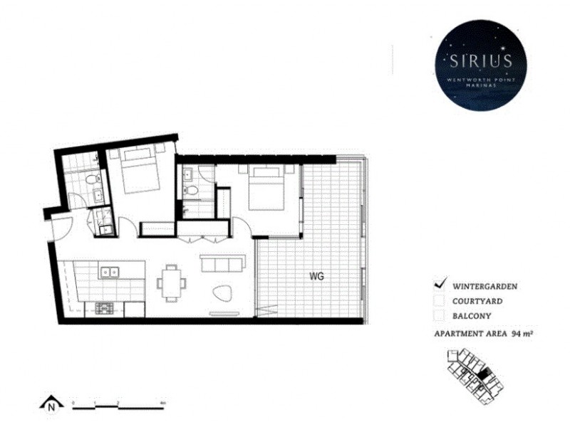 C3. LEVEL 5/2 Footbridge Blvd, Wentworth Point NSW 2127 Floorplan