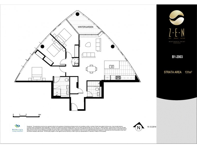 2003/2 Waterways St, Wentworth Point NSW 2127 Floorplan