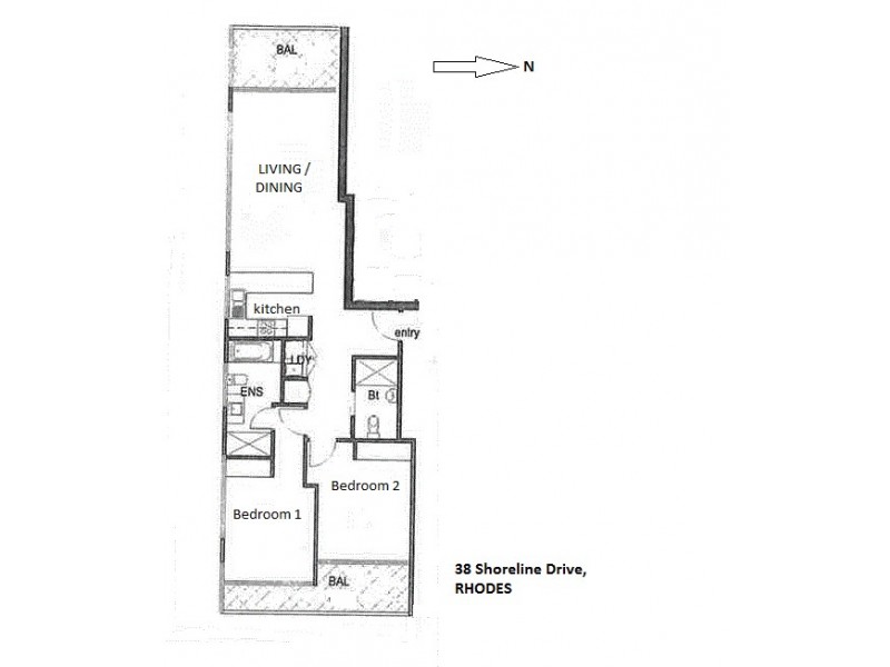 144/38 Shoreline Drive, Rhodes NSW 2138 Floorplan