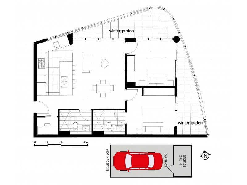 401/10 Burroway Road, Wentworth Point NSW 2127 Floorplan