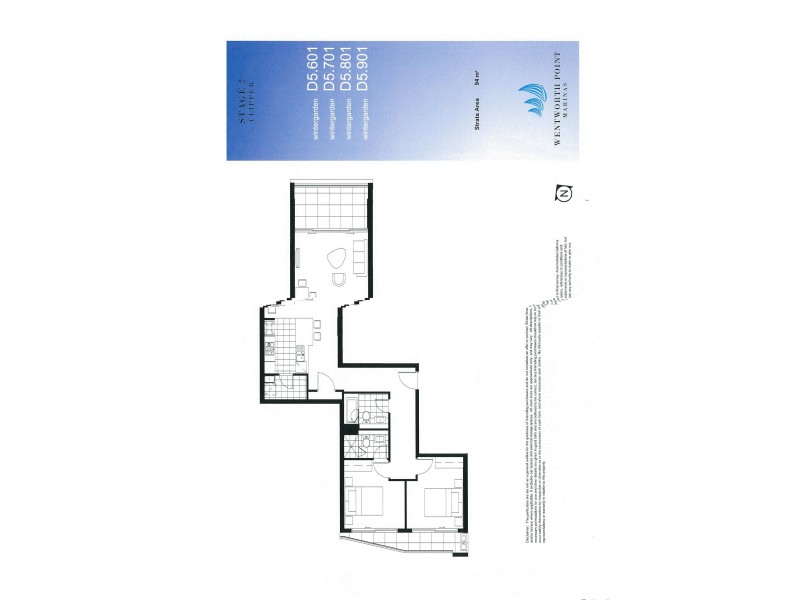 701/5 Waterways Rd, Wentworth Point NSW 2127 Floorplan