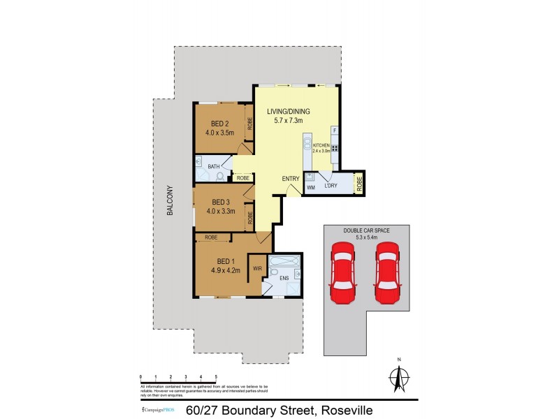 4/27-33 Boundary Street, Roseville NSW 2069 Floorplan