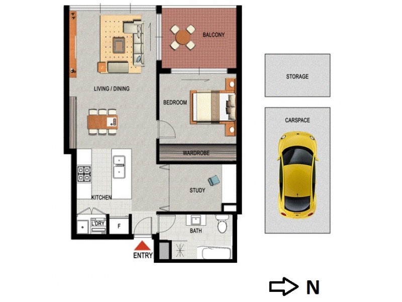 139/38 Shoreline Drive, Rhodes NSW 2138 Floorplan