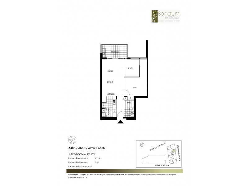 A706/40 Shoreline Drive, Rhodes NSW 2138 Floorplan
