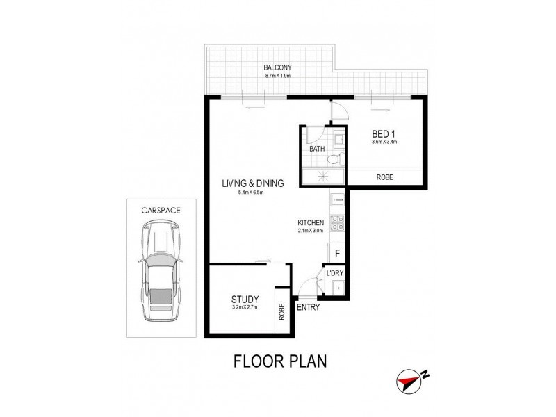 G104/10-16 Marquet Street, Rhodes NSW 2138 Floorplan