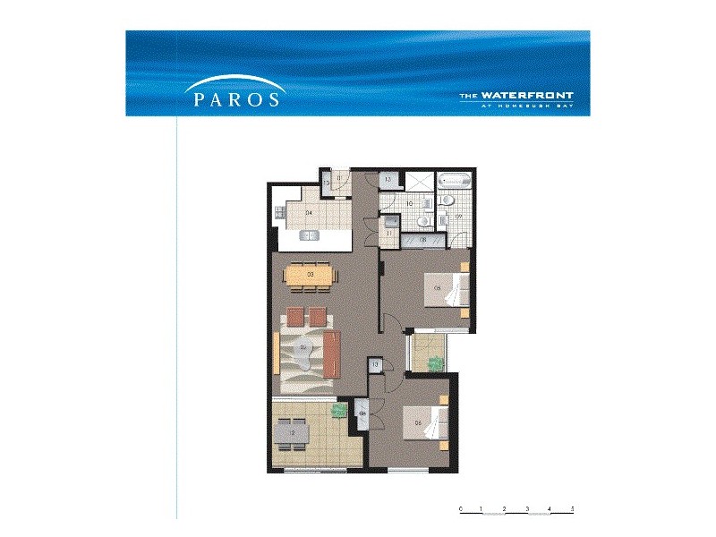 406/1 Stromboli Strait, Wentworth Point NSW 2127 Floorplan