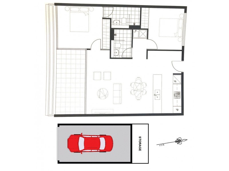 A101/150 Mowbray Road, Willoughby NSW 2068 Floorplan
