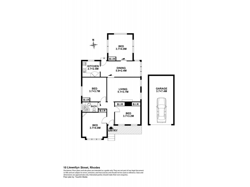 10 Llewellyn Street, Rhodes NSW 2138 Floorplan