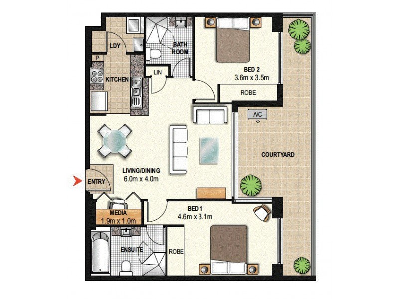 535/4 Marquet Street, Rhodes NSW 2138 Floorplan