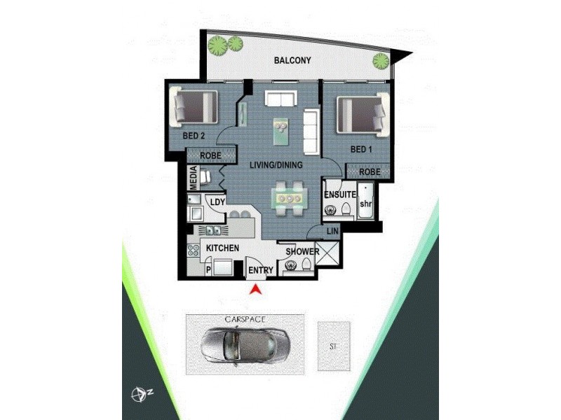 1001/87 Shoreline Drive, Rhodes NSW 2138 Floorplan